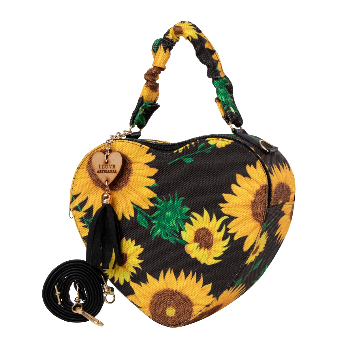 Bolso Yute De Mujer Fana Pascuala Color Negro Refinada