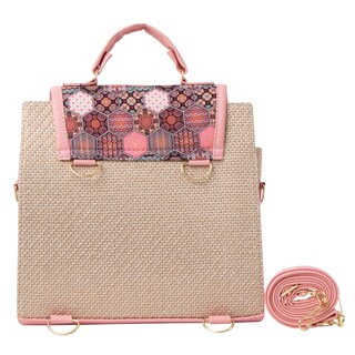 Foto 4 | Bolsa Yute Para Mujer Fana Roma Color Rosa Espectacular