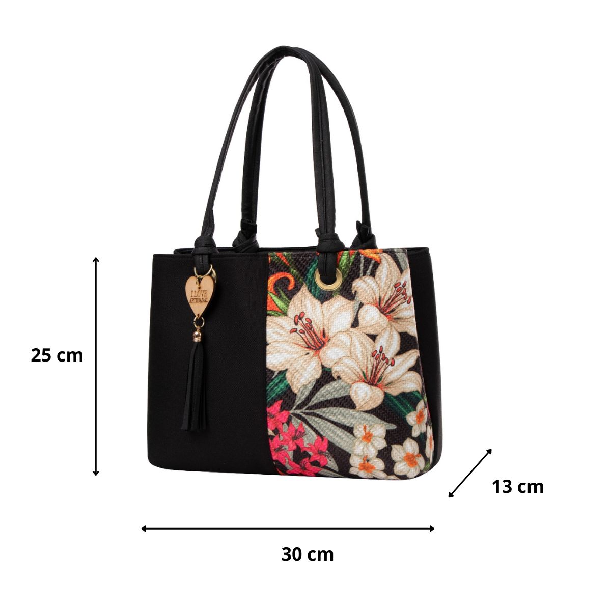 Foto 4 pulgar | Bolsa Yute De Mujer Fana Palmira Color Negro Se Única