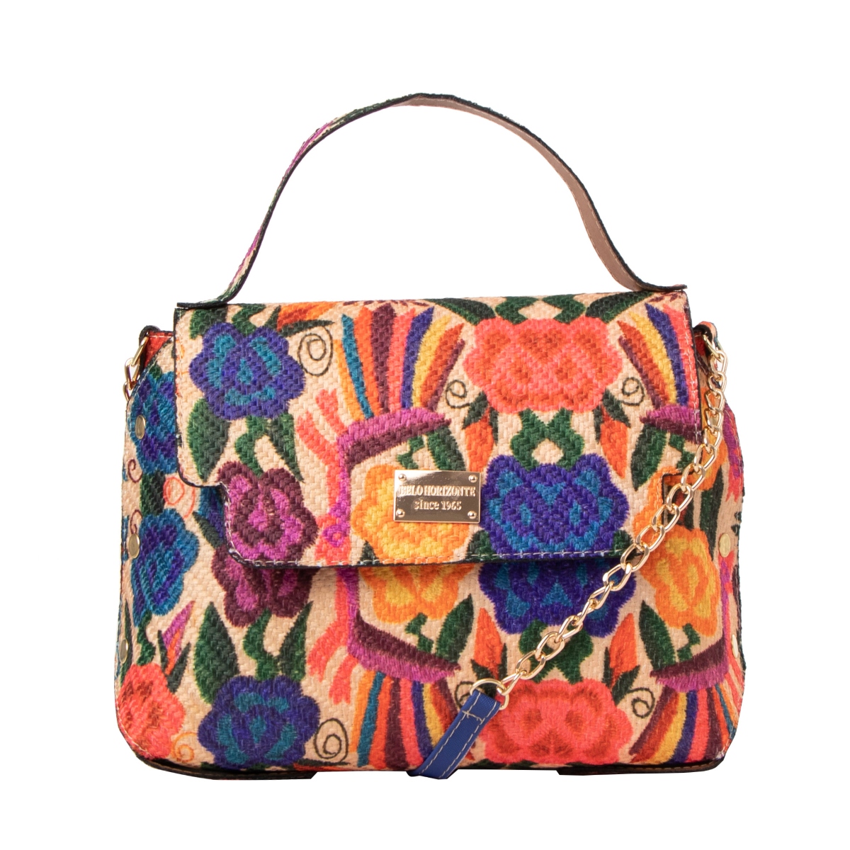 Foto 2 pulgar | Bolso Yute De Mujer Fana Rita Color Camel Elegante