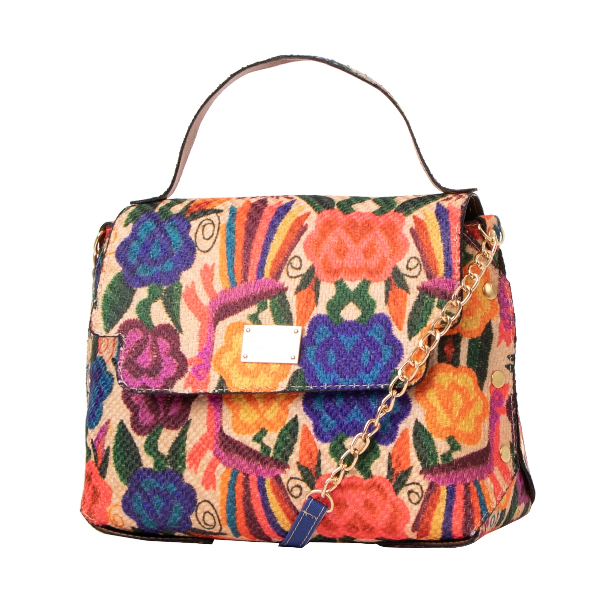 Foto 3 pulgar | Bolso Yute De Mujer Fana Rita Color Camel Elegante