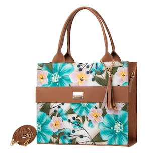 Foto 2 | Bolsa Yute Para Mujer Fana Suri Color Aqua Elegante