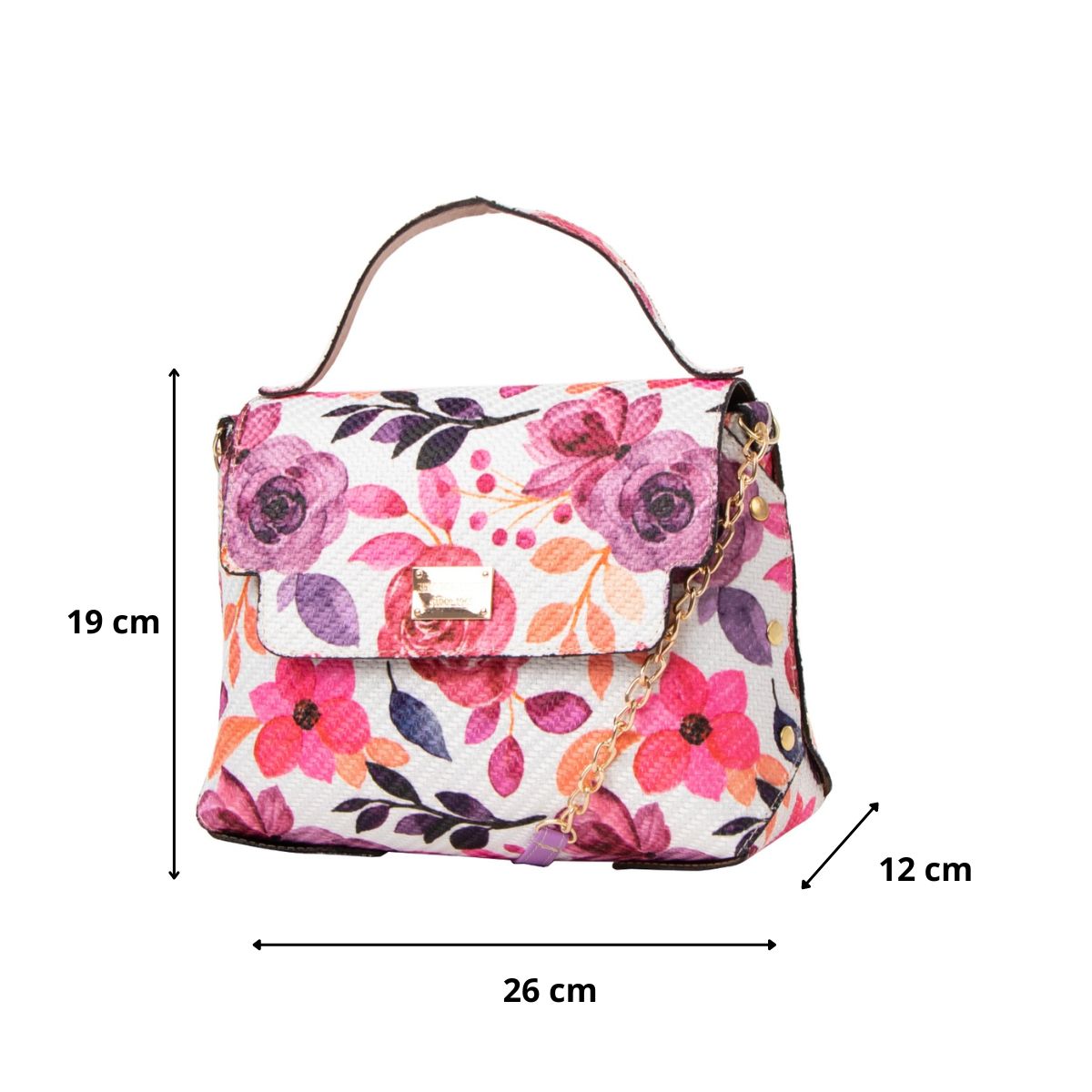 Foto 3 | Bolso Yute De Mujer Fana Rita Color Blanco Lúcela