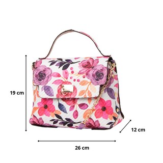 Foto 3 | Bolso Yute De Mujer Fana Rita Color Blanco Lúcela