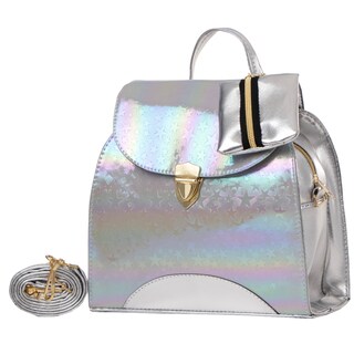 Foto 2 | Bolsa De Niña Fana Trini Color Plata Con Asas