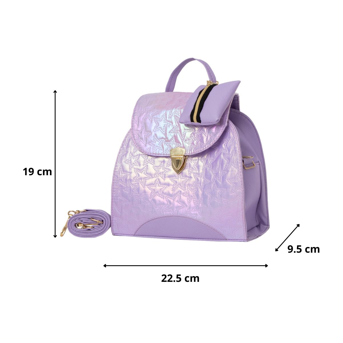 Foto 4 pulgar | Bolso Para Niña Fana Trini Color Lavanda Sensacional