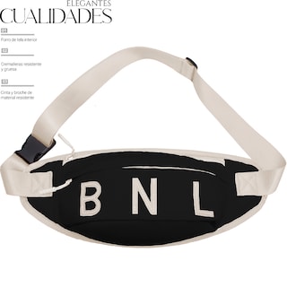 Foto 2 | Bolso Riñonera De Moda Multifuncional Casual Cangurera Negro