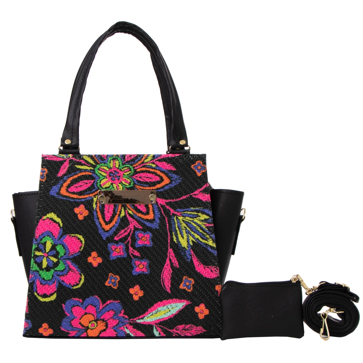 Foto 2 pulgar | Bolsa Yute Para Mujer Fana Victoria Color Negro Original