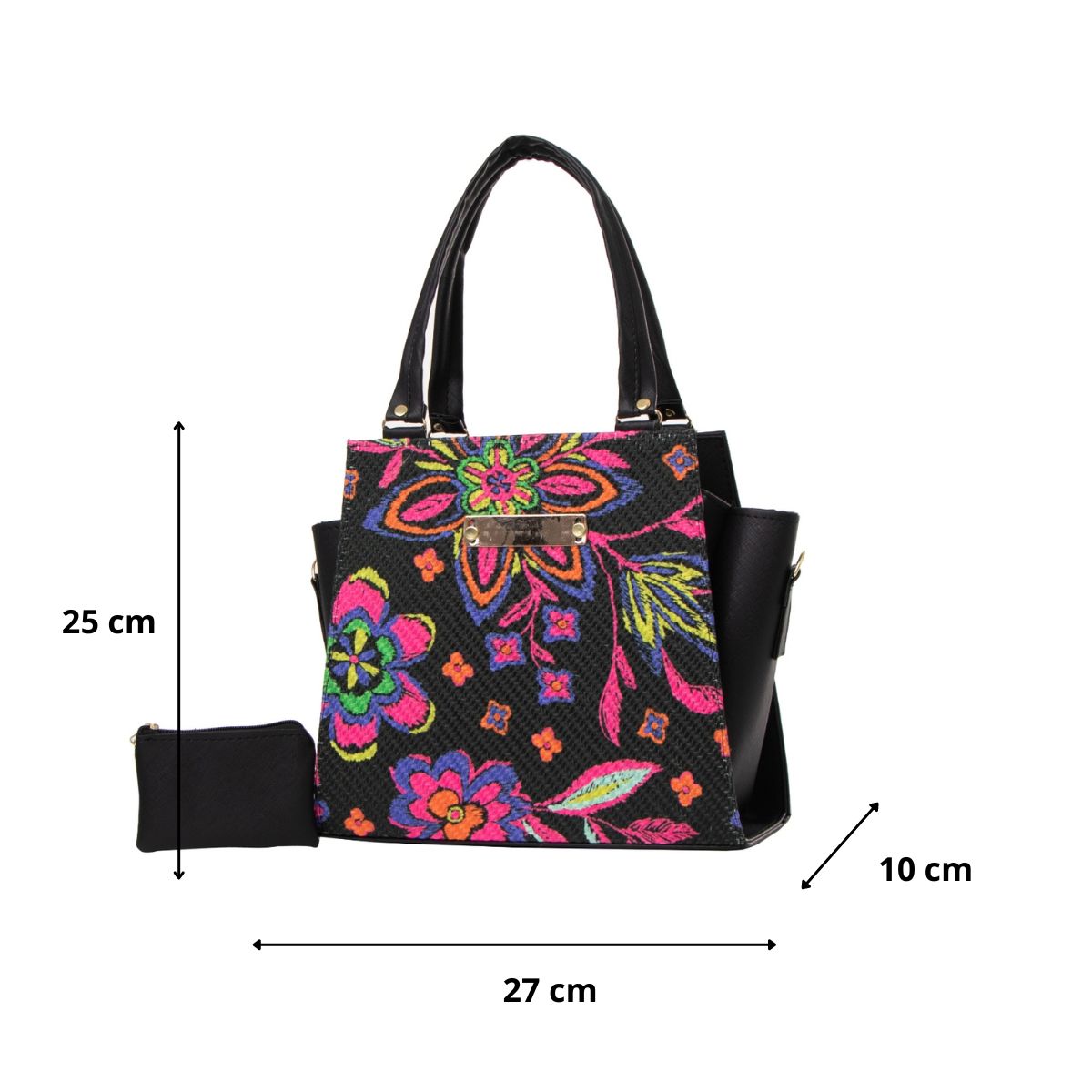 Foto 4 pulgar | Bolsa Yute Para Mujer Fana Victoria Color Negro Original