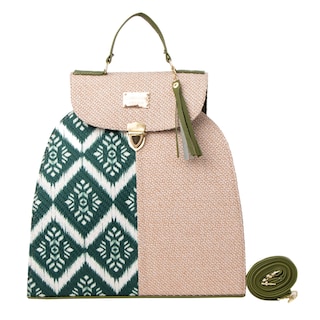 Foto 1 | Bolsa Yute De Mujer Fana Tana Color Verde Especial