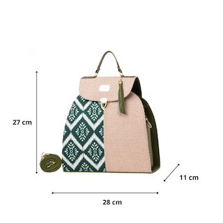 Foto 3 | Bolsa Yute De Mujer Fana Tana Color Verde Especial