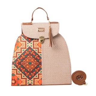 Foto 1 | Bolsa Yute Para Mujer Fana Tana Color Camel Lúcela