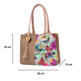Foto 3 | Bolsa Yute De Mujer Fana Palmira Color Maquillaje Sensacional