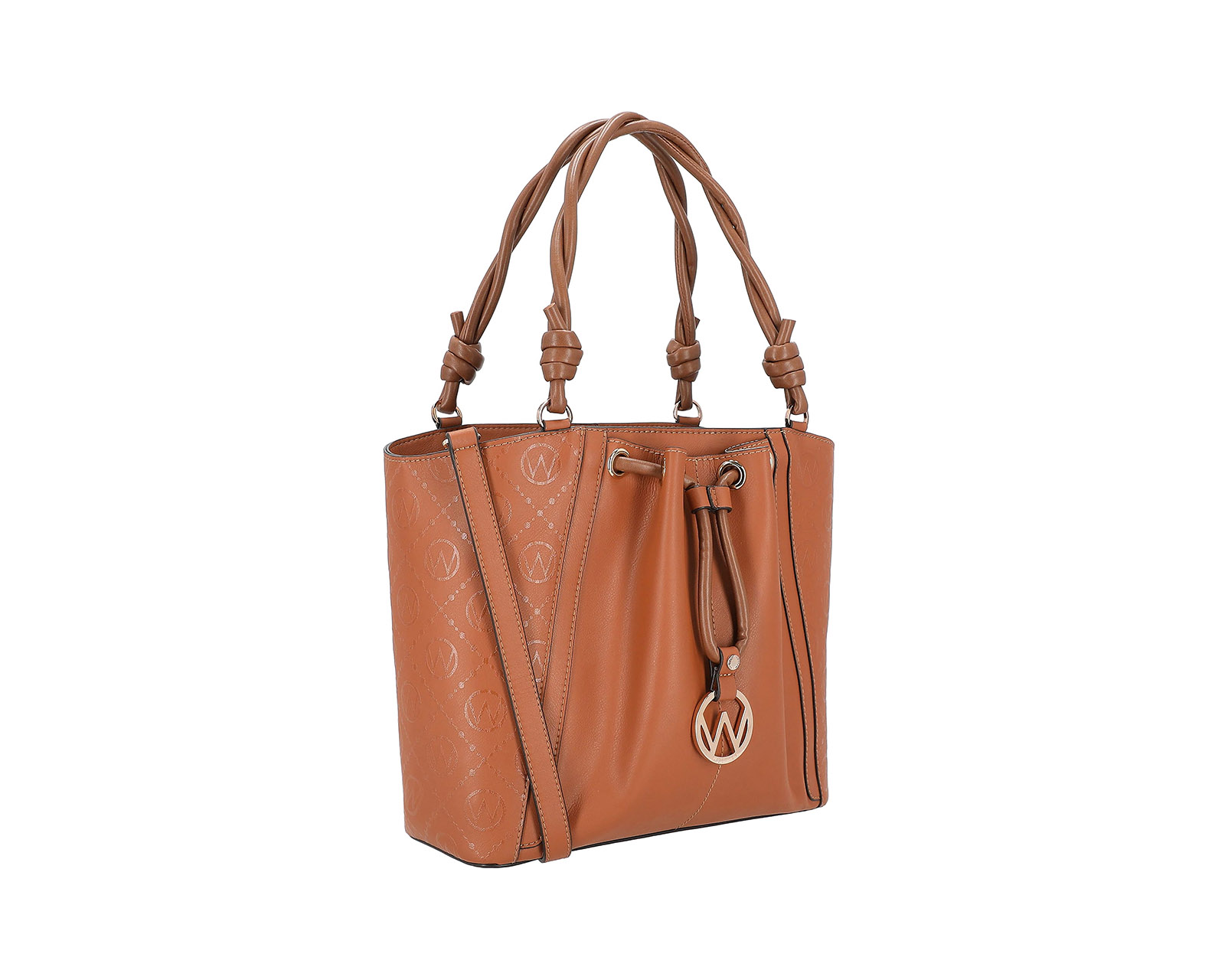 Bolsa Tote Westies Hbsetinowe Marrón Sintetico