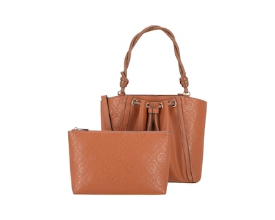Foto 2 | Bolsa Tote Westies Hbsetinowe Marrón Sintetico