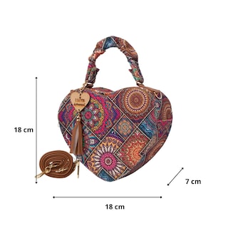 Foto 3 | Bolso Yute De Mujer Fana Pascuala Color Camel Preciosa