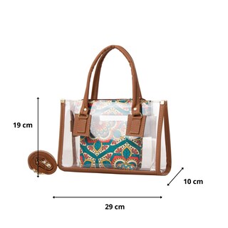 Foto 3 | Bolsa De Mujer Fana Saya Color Camel Lúcela