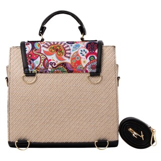 Foto 4 | Bolsa Yute Para Mujer Fana Roma Color Negro Se Única