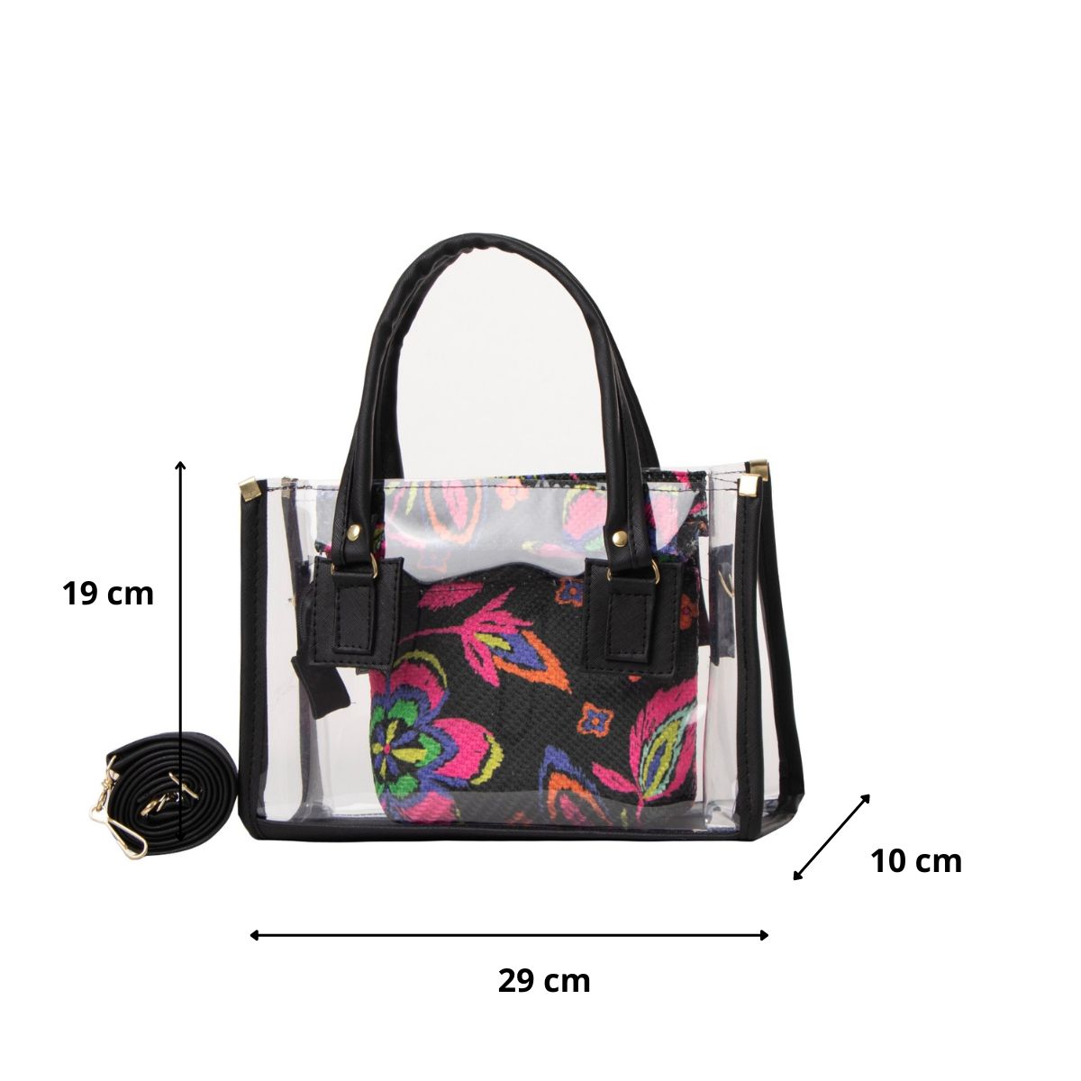 Foto 4 pulgar | Bolsa De Mujer Fana Saya Color Negro Original