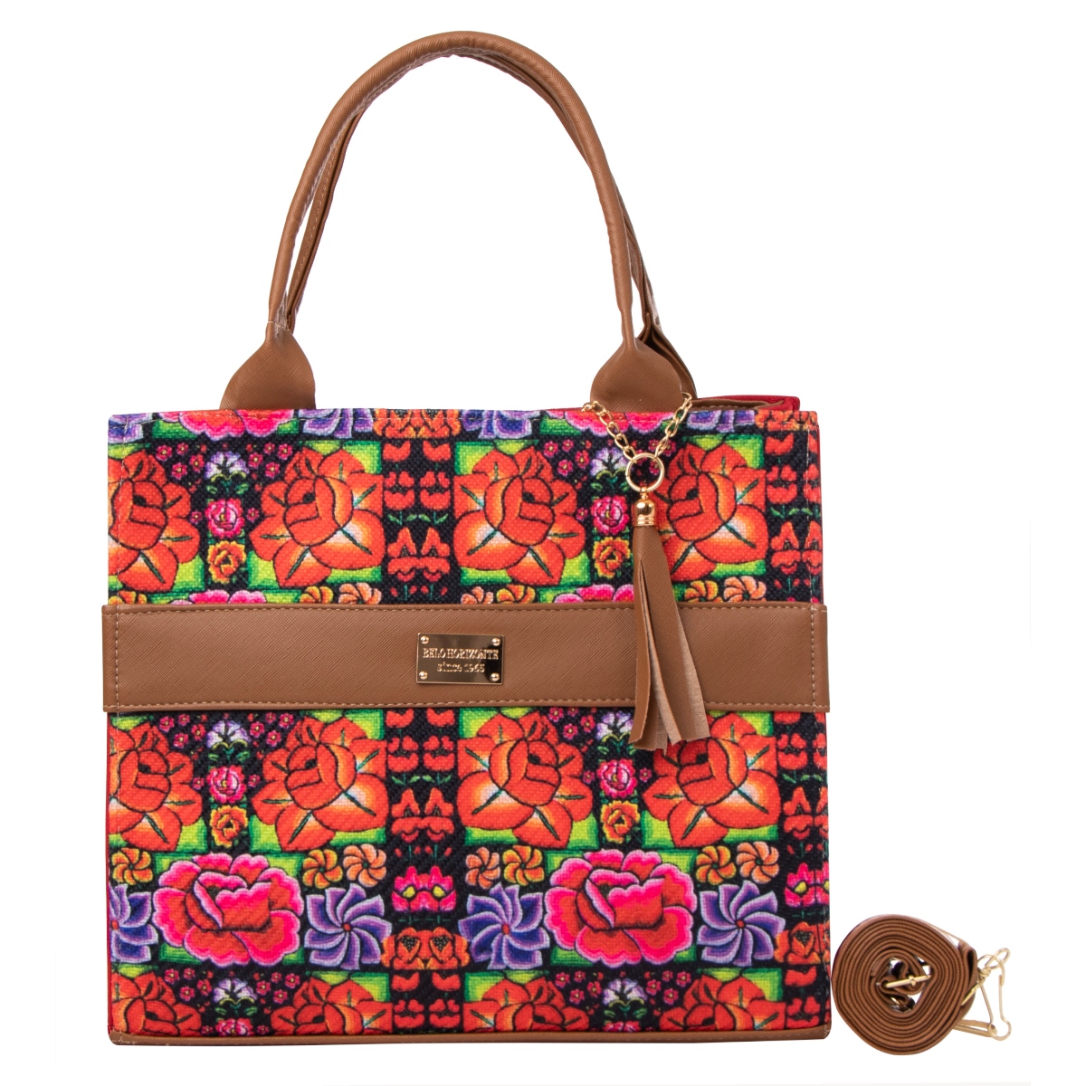 Bolsa Yute De Mujer Fana Suri Color Rojo Preciosa