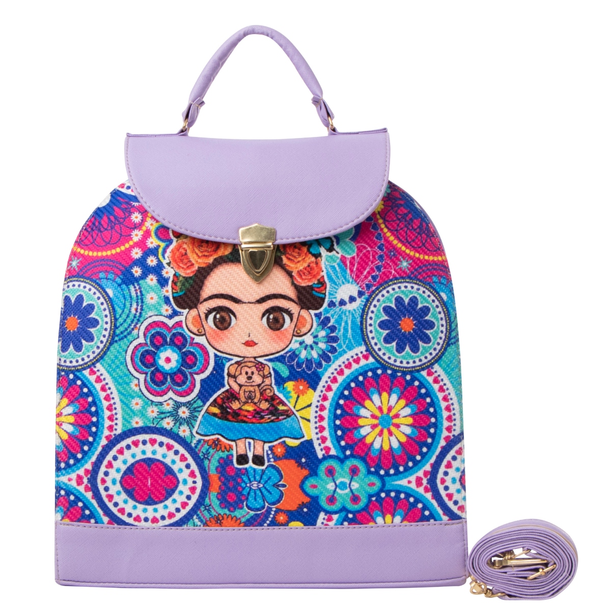 Foto 2 pulgar | Bolso Yute De Mujer Fana Sabina Color Lila Fina