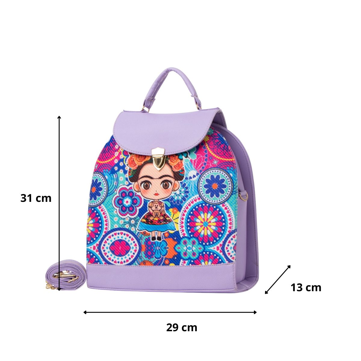 Foto 4 pulgar | Bolso Yute De Mujer Fana Sabina Color Lila Fina