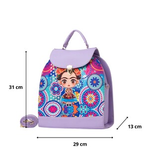 Foto 3 | Bolso Yute De Mujer Fana Sabina Color Lila Fina