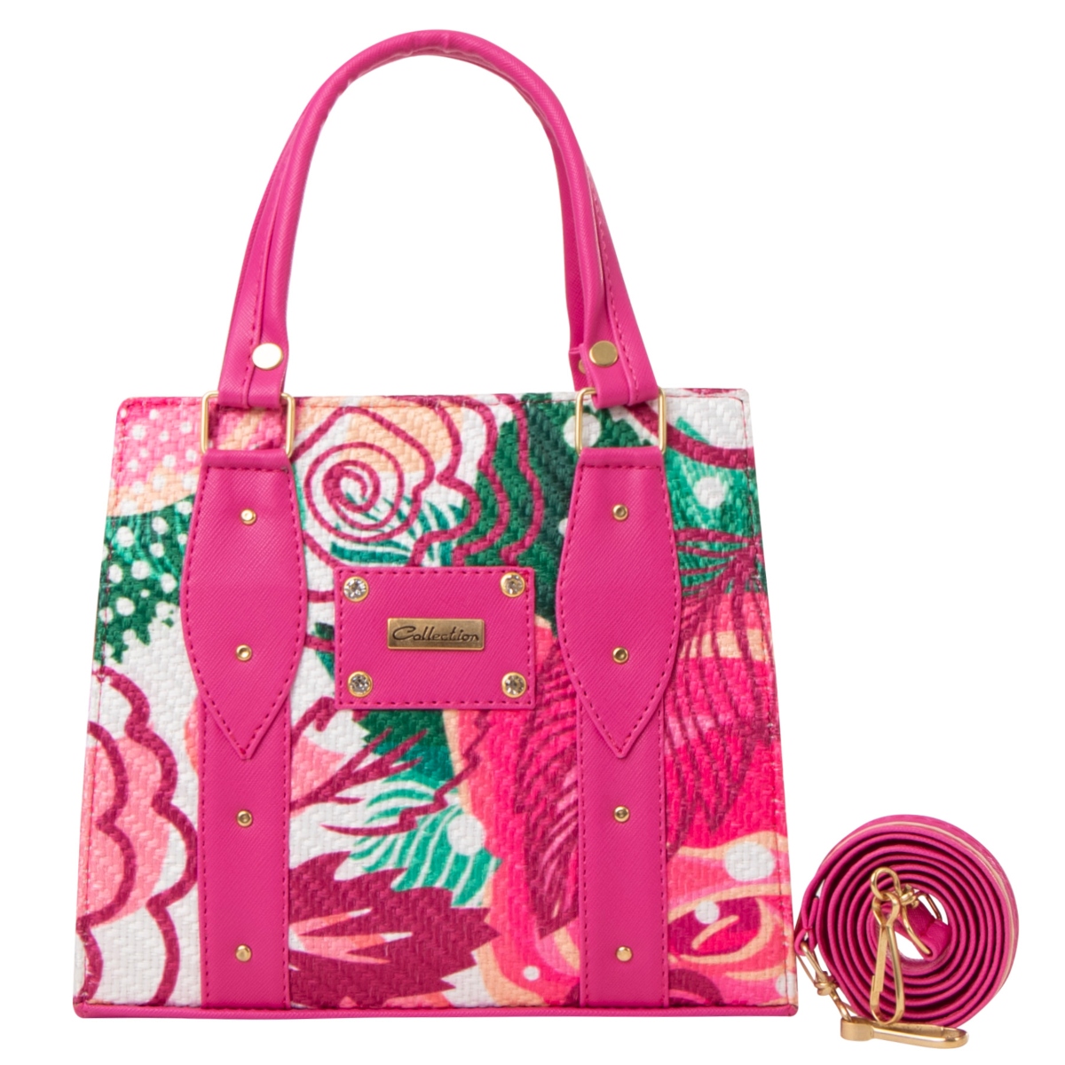 Bolsa De Niña Fana Tiara Color Buganvilia Refinada