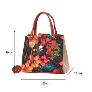 Foto 3 | Bolsa Yute Para Mujer Fana Polonia Color Buganvilia Premium