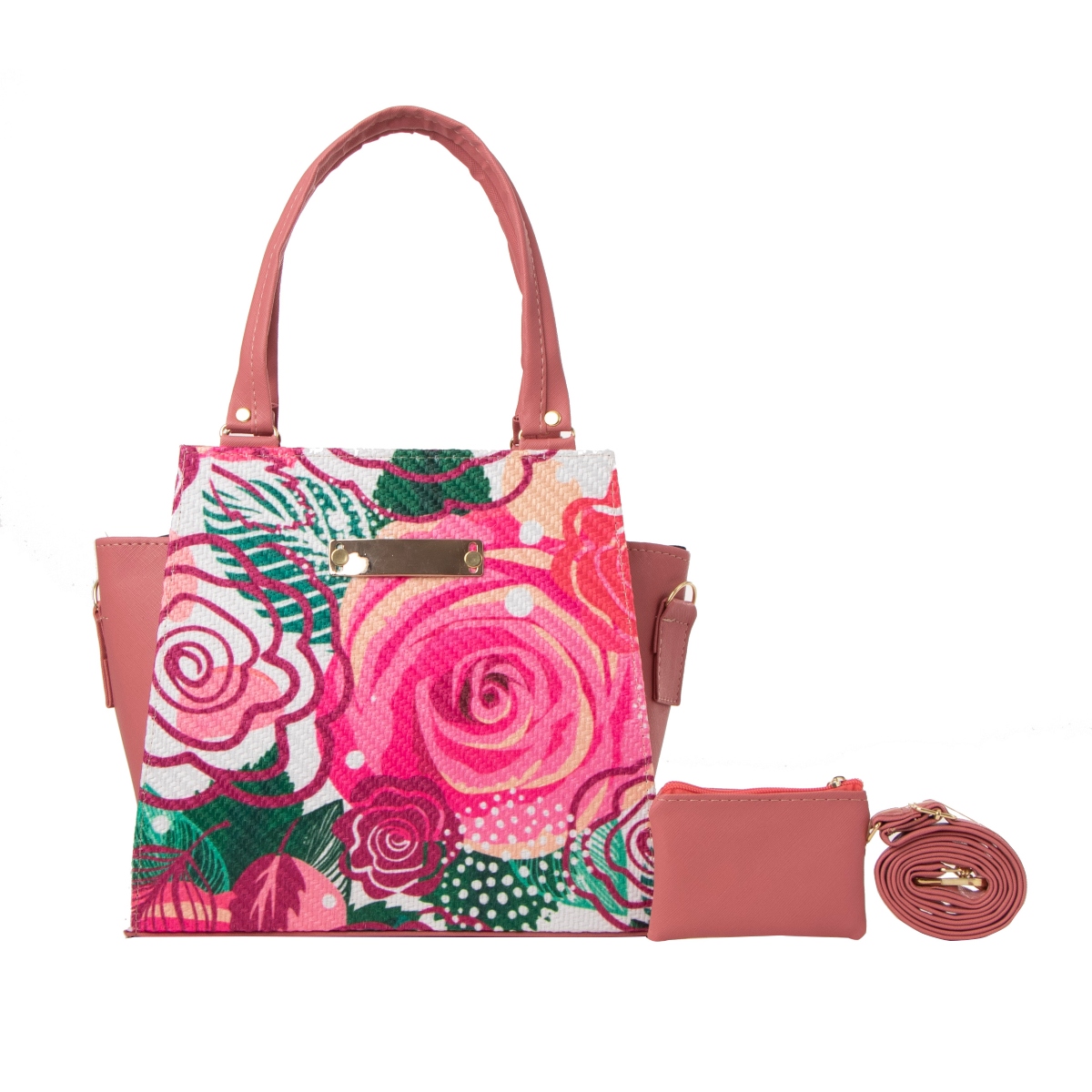 Foto 2 pulgar | Bolso Yute De Mujer Fana Victoria Color Rosa Elegante