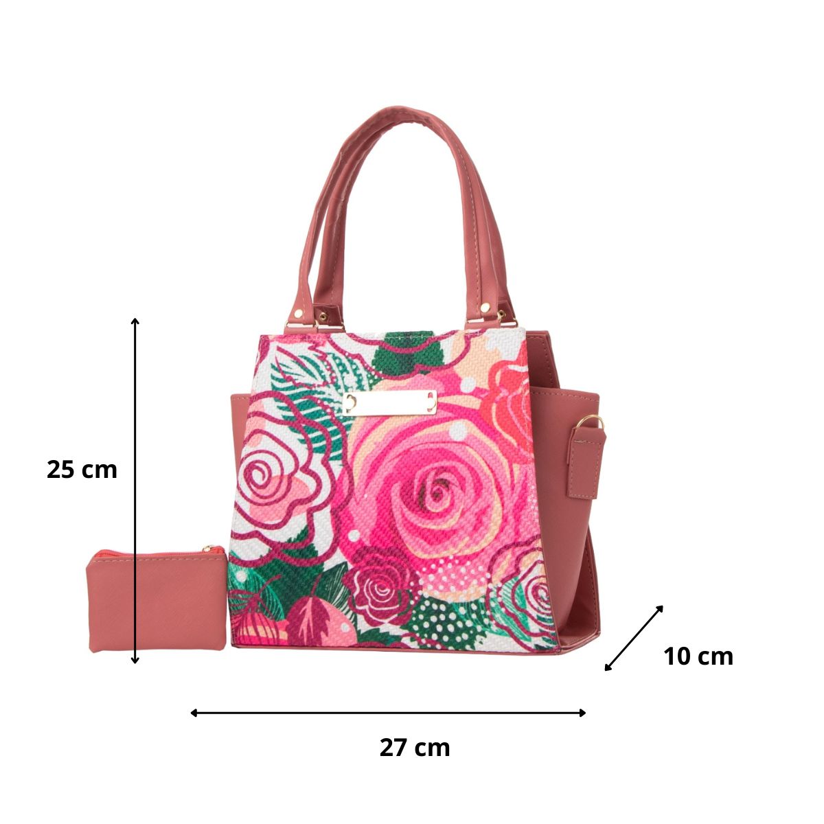 Foto 4 pulgar | Bolso Yute De Mujer Fana Victoria Color Rosa Elegante