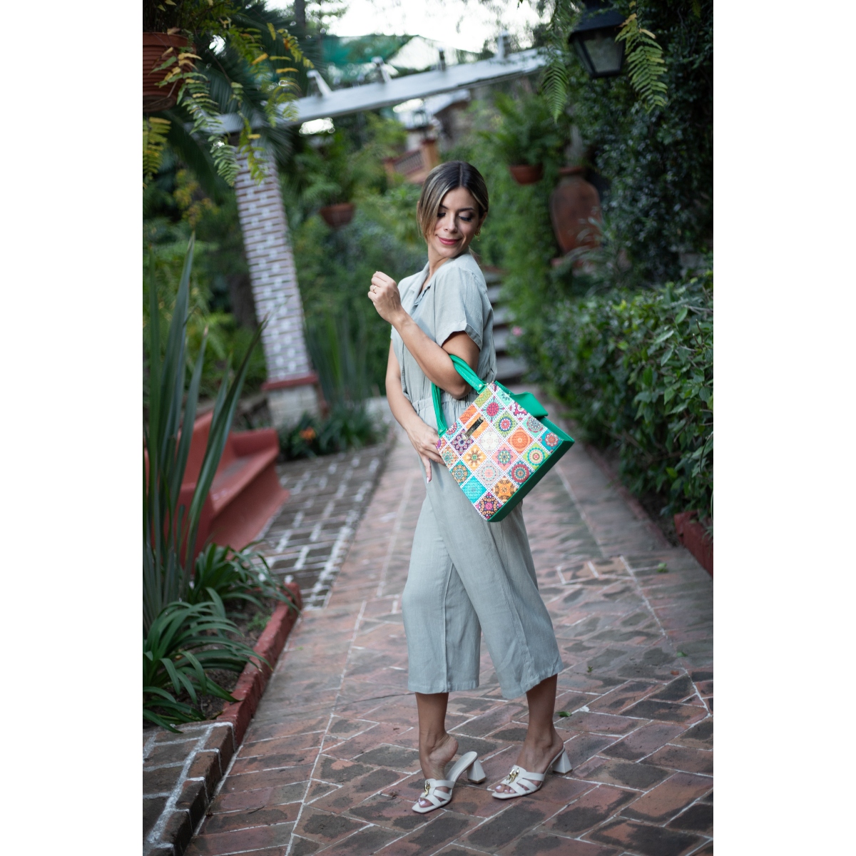 Foto 5 | Bolso Yute De Mujer Fana Roma Color Buganvilia Fashions