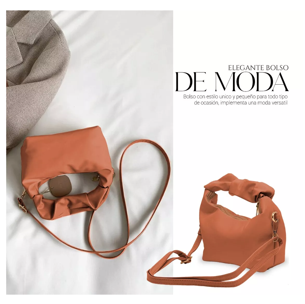 Foto 5 pulgar | Bolso de Mano Belug  Tipo Piel para Mujer