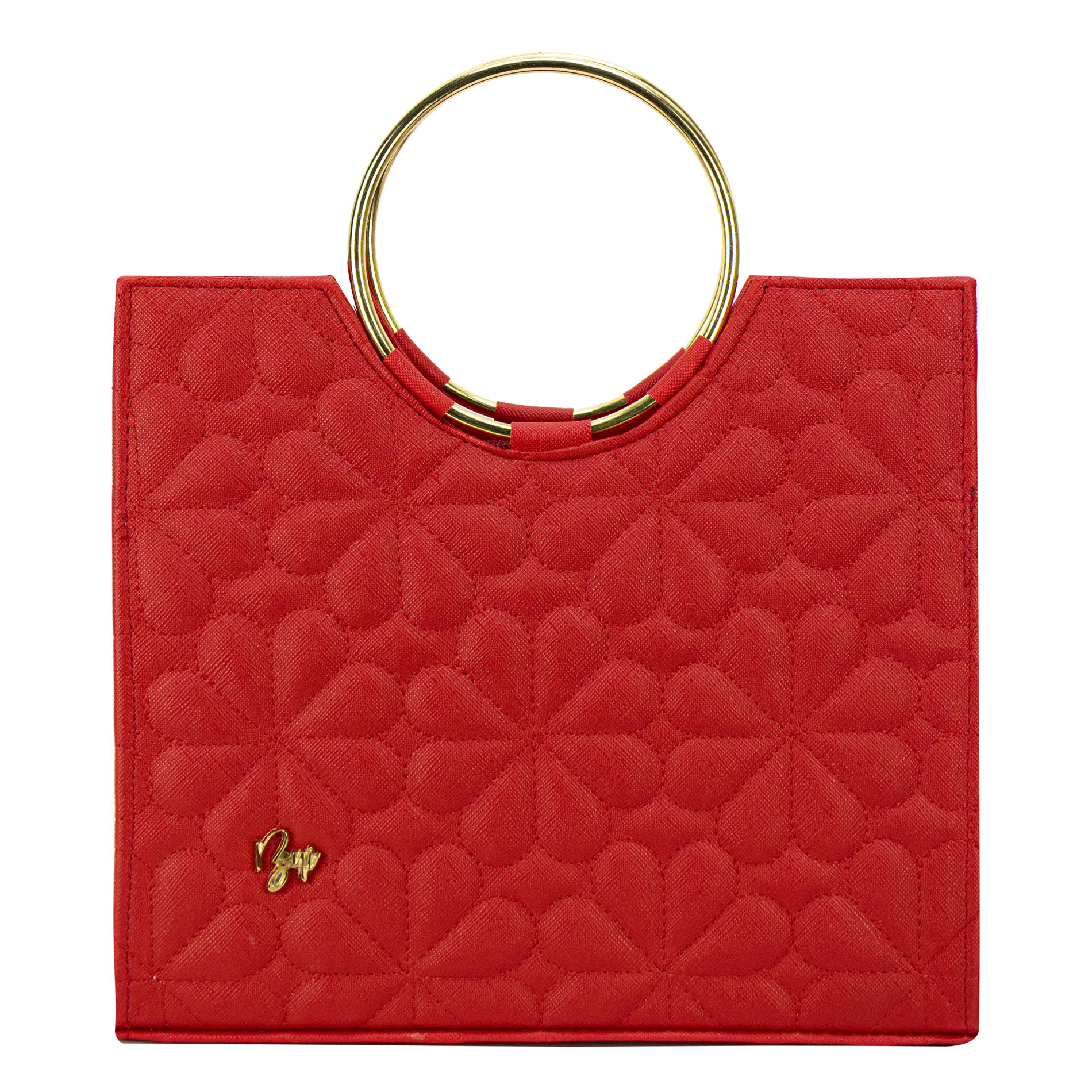 Bolso Para Dama Rojo Dapra Capitonado Sintetico Sherlyn  Nueva Imagen