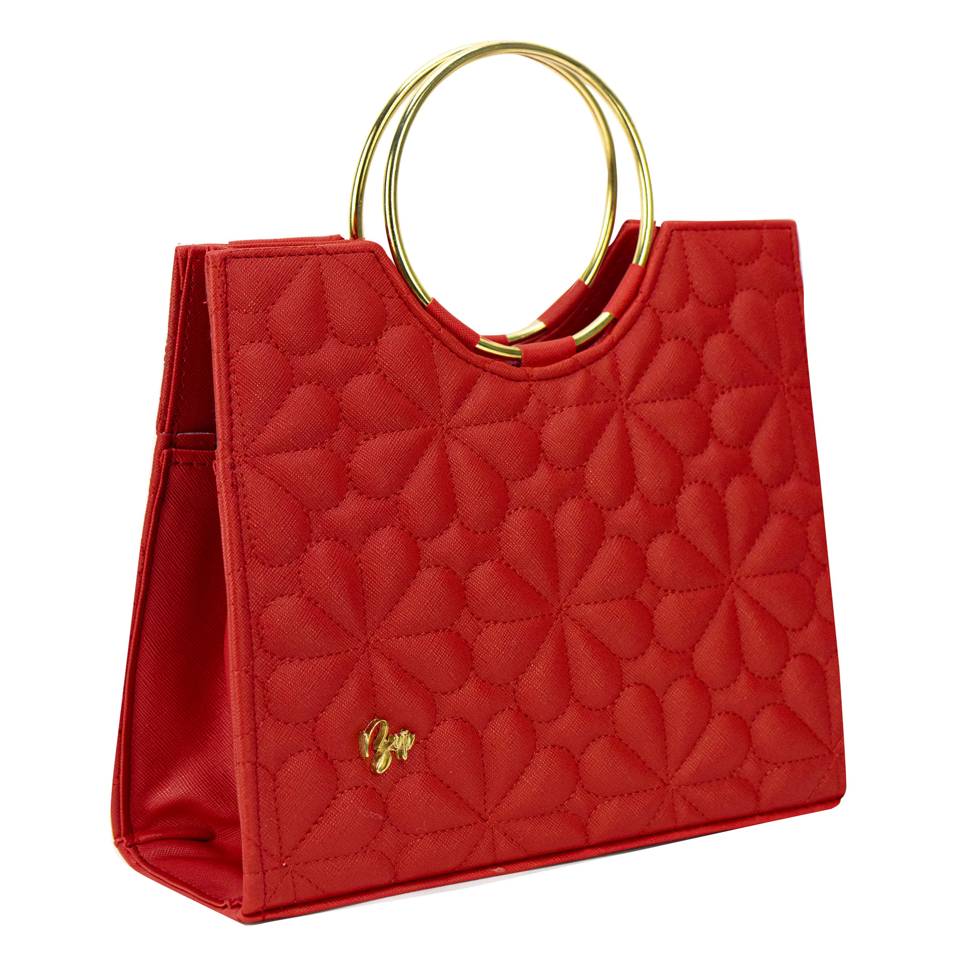 Foto 2 | Bolso Para Dama Rojo Dapra Capitonado Sintetico Sherlyn  Nueva Imagen