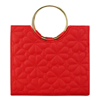 Foto 3 | Bolso Para Dama Rojo Dapra Capitonado Sintetico Sherlyn Nueva Imagen