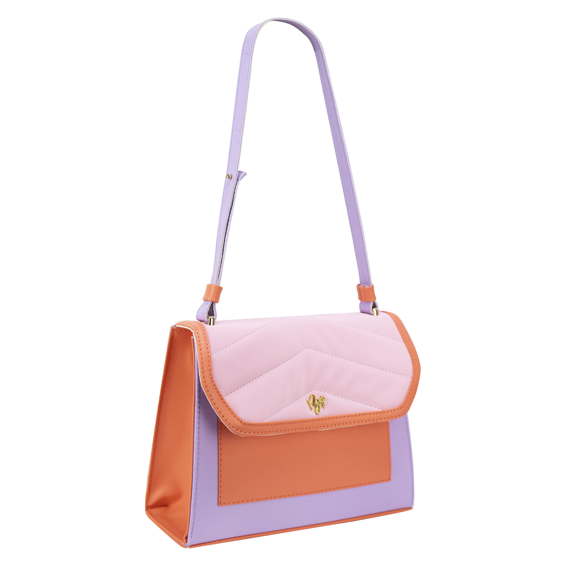 Foto 2 | Bolso Para Dama Lavanda Texano Chabacano Sintetico Noa Nueva Imagen
