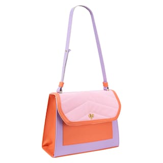 Foto 2 | Bolso Para Dama Lavanda Texano Chabacano Sintetico Noa Nueva Imagen