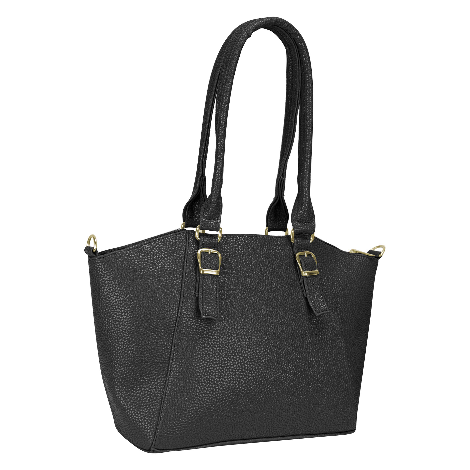 Foto 2 | Bolso Para Dama Negro Lichi Sintetico Aimar Nueva Imagen