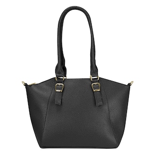 Foto 3 | Bolso Para Dama Negro Lichi Sintetico Aimar Nueva Imagen