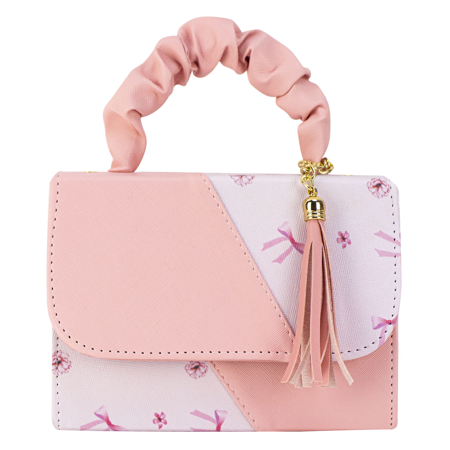 Foto 1 | Bolso Para Niña Petalo Moños Coquette Sintetico Baby Greta Nueva Imagen