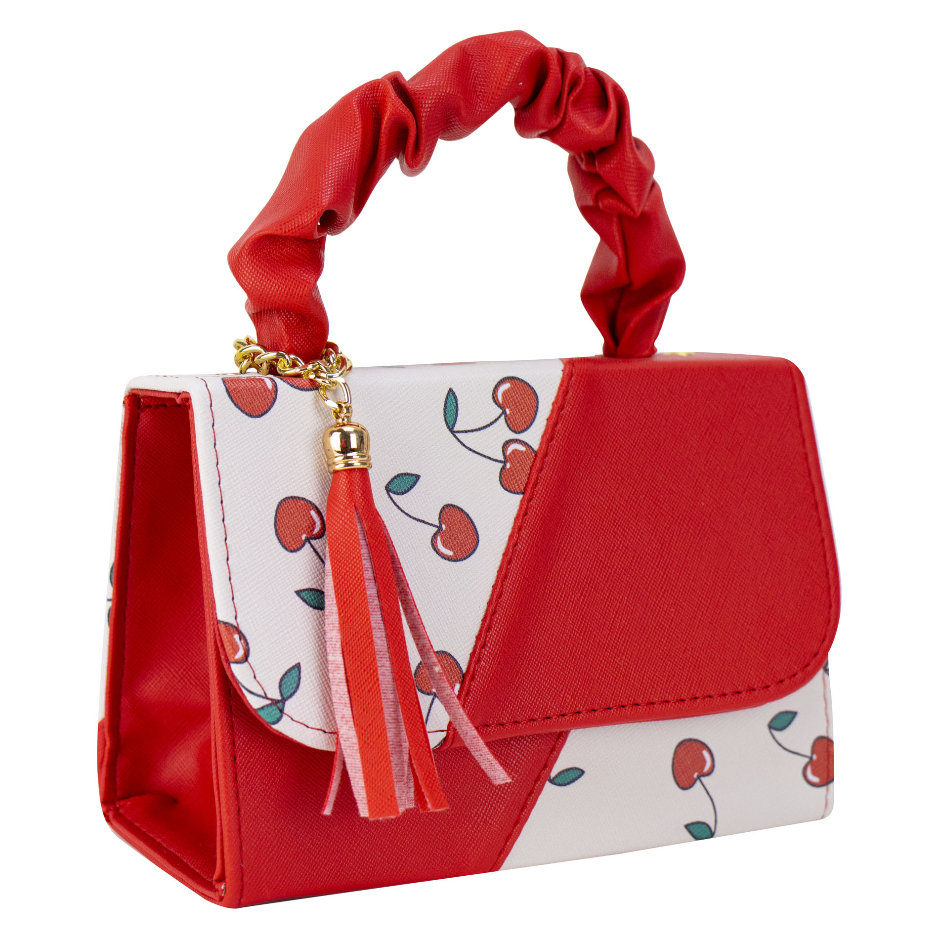 Foto 2 | Bolso Para Niña Rojo Cerezas Sintetico Baby Greta Nueva Imagen