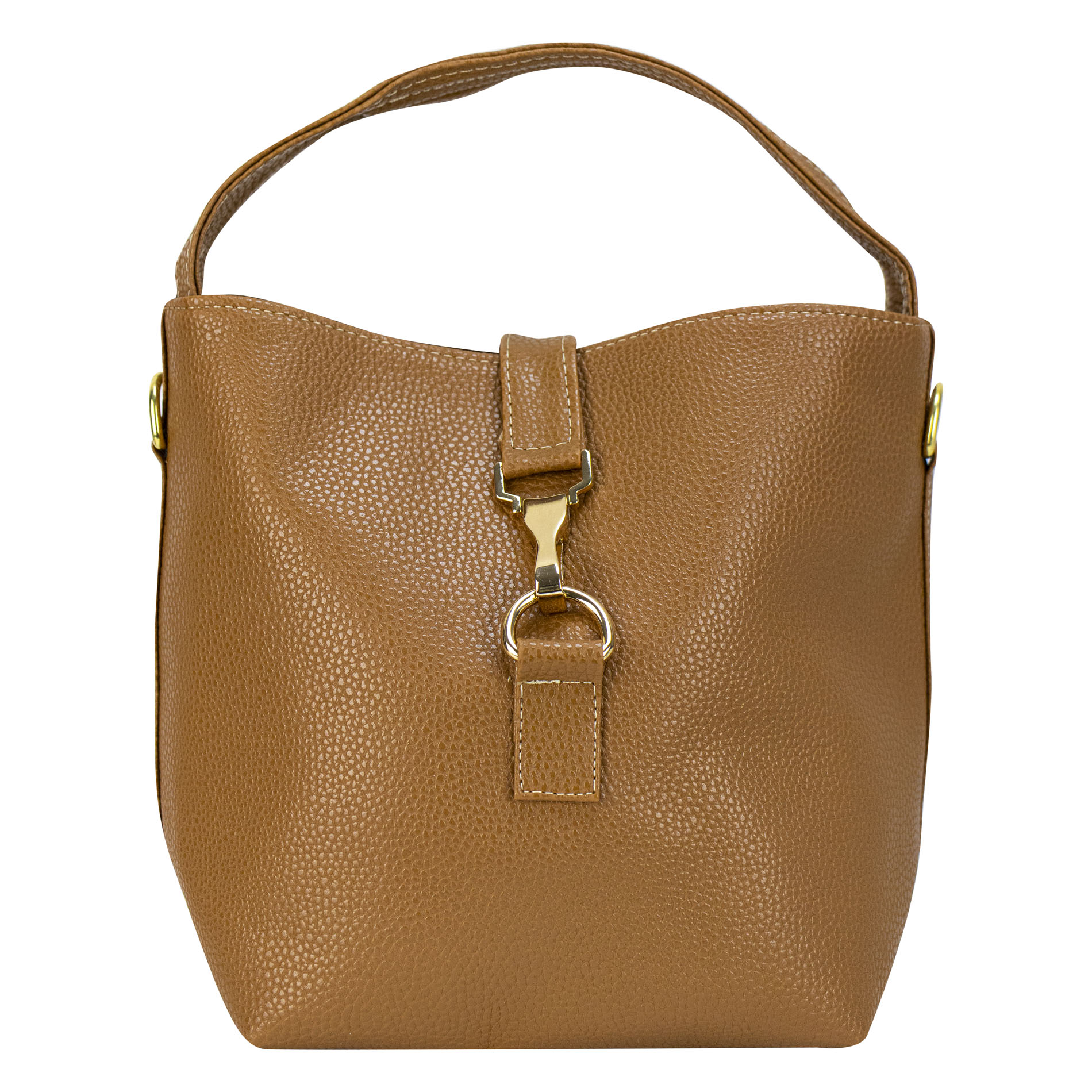 Bolso Para Dama Camel Lichi Sintetico Bega Nueva Imagen