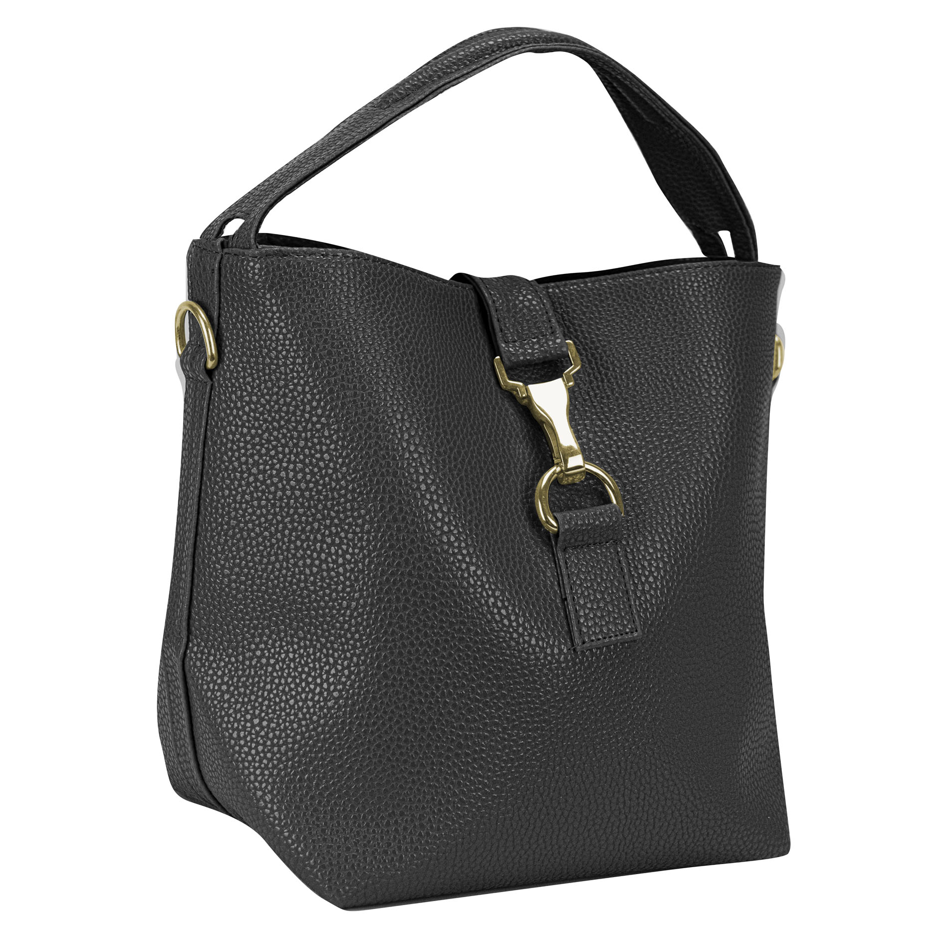 Foto 2 | Bolso Para Dama Negro Lichi Sintetico Bega Nueva Imagen