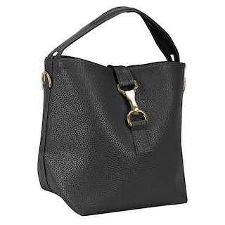 Foto 2 | Bolso Para Dama Negro Lichi Sintetico Bega Nueva Imagen
