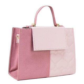 Foto 2 | Bolso Para Dama Rosa Durazno Corazón Textil/sintetico Gina Nueva Imagen