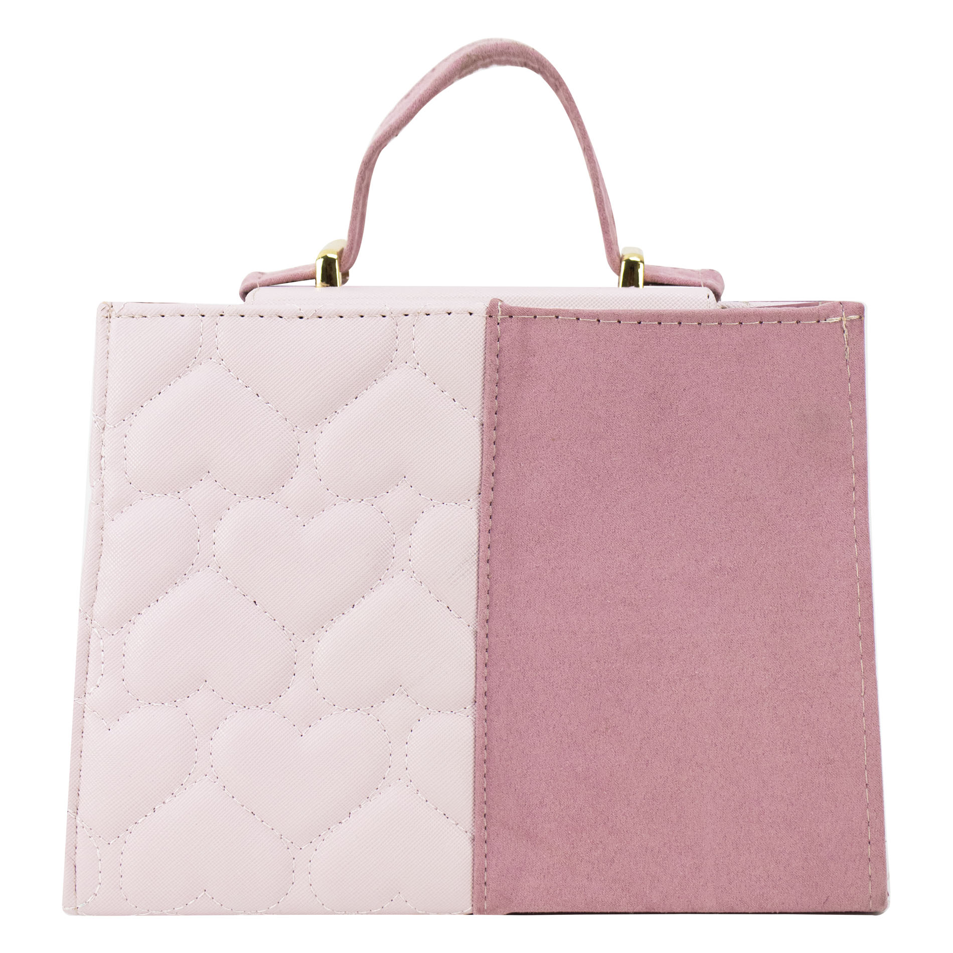 Foto 3 | Bolso Para Dama Rosa Durazno Corazón Textil/sintetico Gina Nueva Imagen