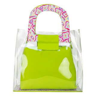 Foto 1 | Bolso Para Dama Verde Manzana Ondas Retro Sintetico Micaela Nueva Imagen