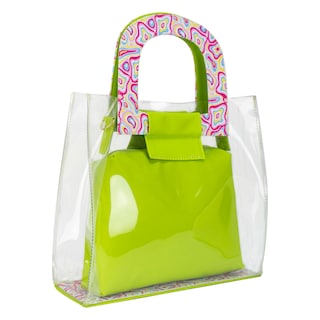 Foto 2 | Bolso Para Dama Verde Manzana Ondas Retro Sintetico Micaela Nueva Imagen