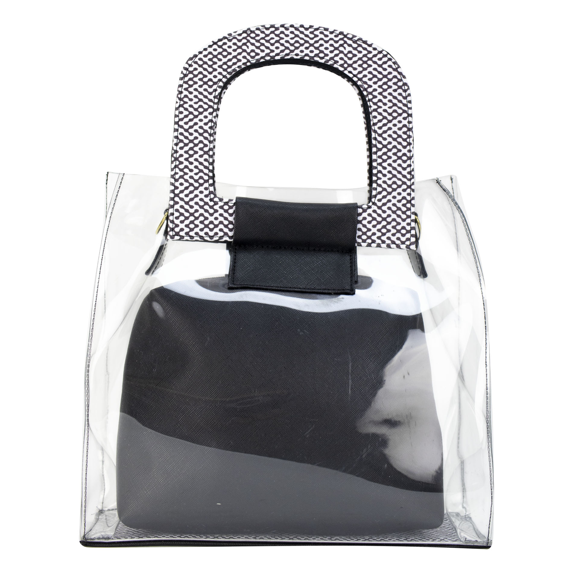 Foto 1 | Bolso Para Dama Negro Cadena Esfera Sintetico Micaela Nueva Imagen